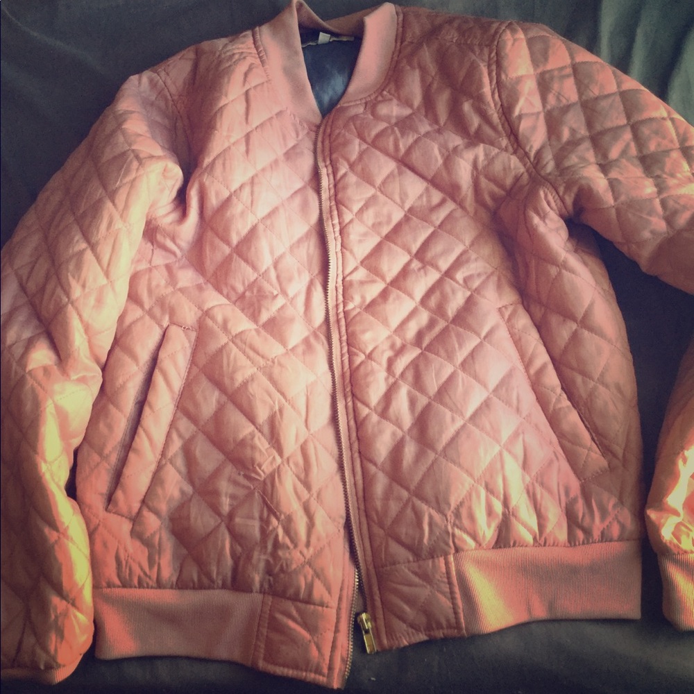 Pink Bomber Jacket